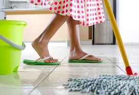 cleaning floors naturally