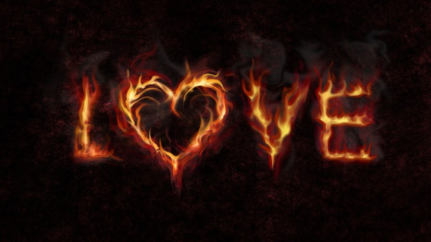 Heart On Fire Hd Wallpaper 1024 576 Sunhealers
